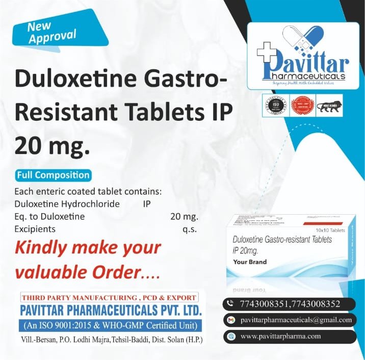 Duloxetine-gastro -resistant-tablets- 20-mg